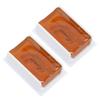 2Pcs Violin Rosin Bow String Instrument Accessory Low Dust Universal for Viola Cello LETO601