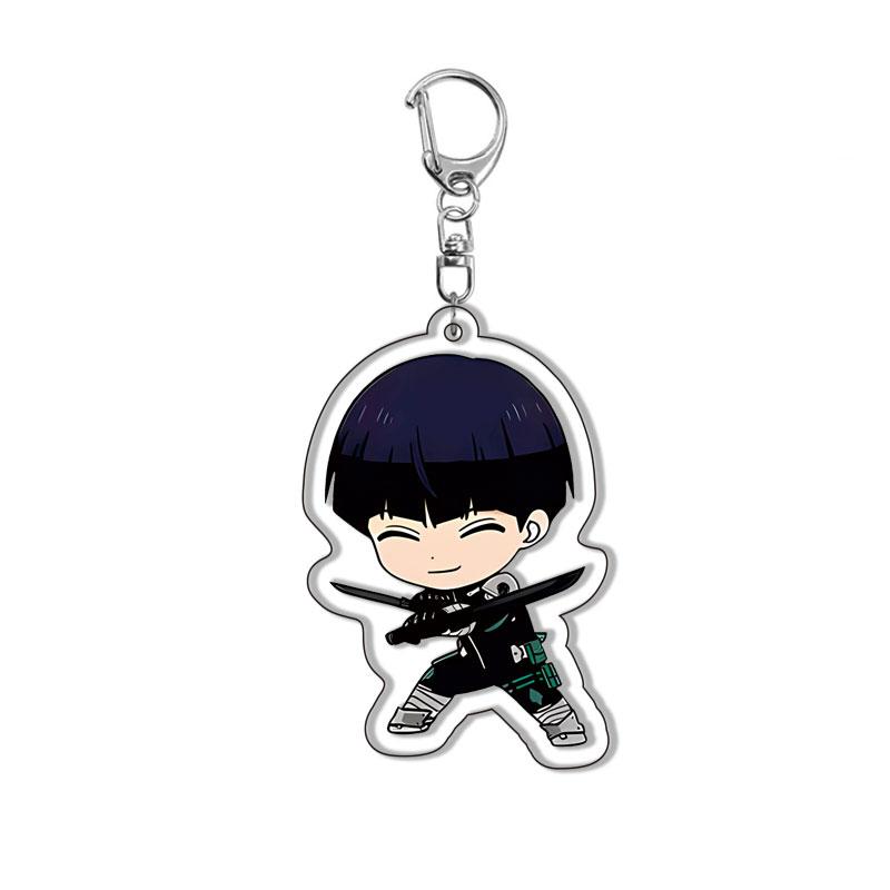 

The TV Animation Kaiju No8 Monster 8 Anime Keychain For Kafka Hibino Reno Ichikawa Kikoru Shinomiya 6 cm