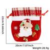Charming Santa Claus Gift Bag For Christmas Festive Parties And Decorations
