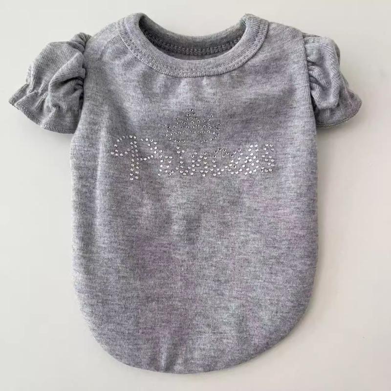 

Футболка для кошки, щенка, маленькой собаки, зимний костюм для собаки, йоркширский терьер, померанский шпиц, мальтийская болонка, шнауцер, бишон, пудель, одежда для собаки, одежда для питомца, жилет XS（old） серый