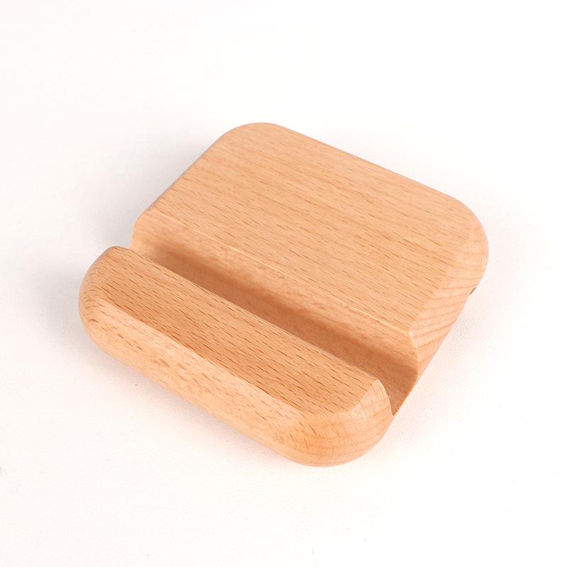 Bamboo Wood Phone Amplifier Stand: Universal Mobile and Tablet Holder