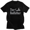 Custom The Rodfather Fishing Tshirt for Men Short Sleeve T Shirt Cool Fisherman Fish Gift Tshirts Loose Fit 100 Cotton Tee