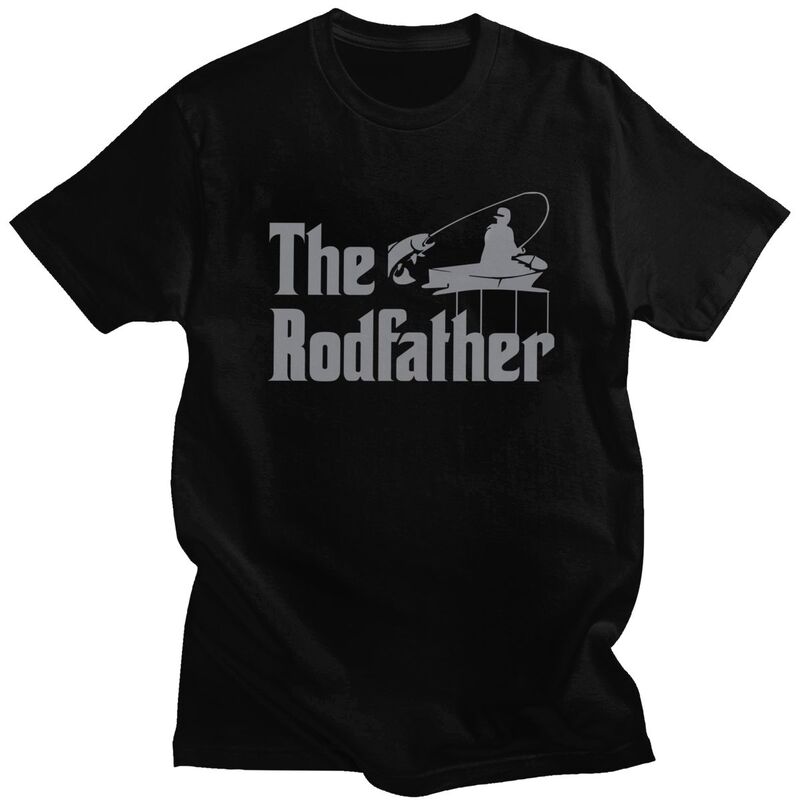 

Custom The Rodfather Fishing Tshirt for Men Short Sleeve T Shirt Cool Fisherman Fish Gift T-shirts Loose Fit 100% Cotton Tee ... S разноцветный