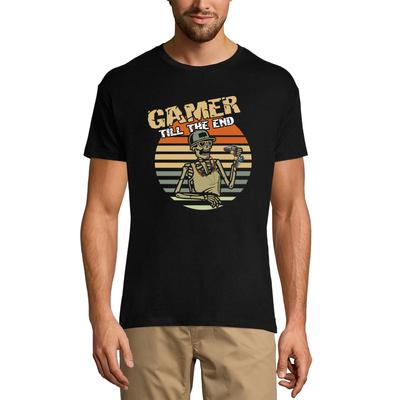 Erkek Tişörtü Gamer Till The End - Skull Gamer - Vintage Gömlek