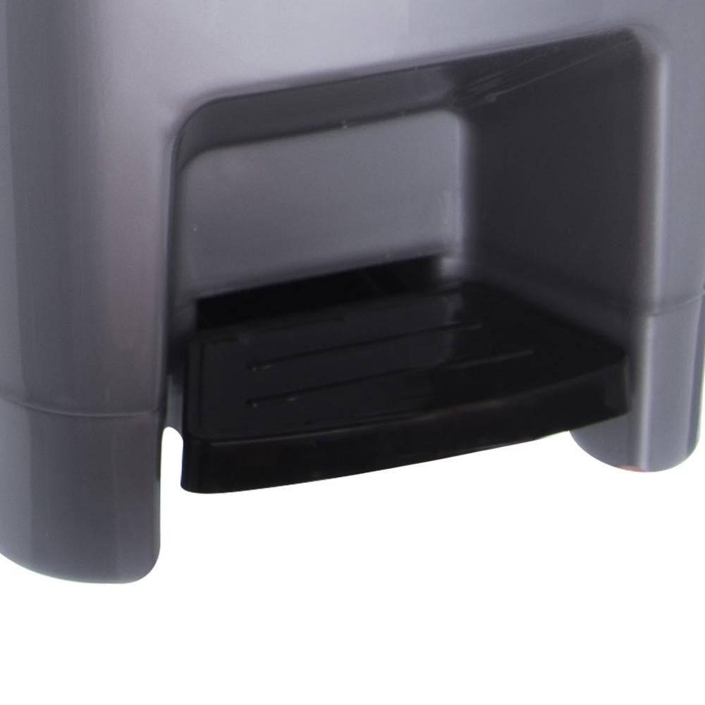 Plastic Waste Bin with Pedal Lid, Narrow, Capacity 10L