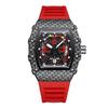 UTHAI CQ232 New Concept New Watch Men's Trendy Waterproof Glow Men's Watch Watch Silicone Wine Barrel Quartz Watch
