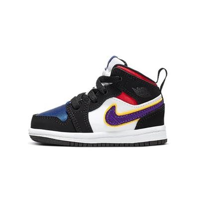 (TD) Air 1 Mid SE 'Black Field Purple' Baby BQ6933-005