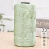 Mercerized Cotton And Linen Flat Belt Thread Light Body Ice Silk Crochet Hook Hat Wool Ball Handmade Diy Knitting Material Package