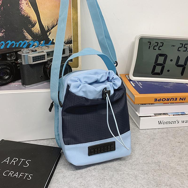 Popular small bag women's summer new trend fashion portable messenger bag casual bucket mobile phone bag