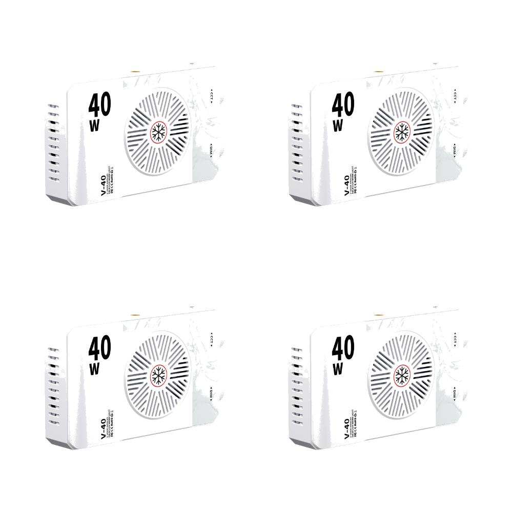 5-1PCS 40W LED Camera Light 2800K-9000K Handheld Fill Light 4400mAh Portable Rechargeable Photography Lighting Video Light