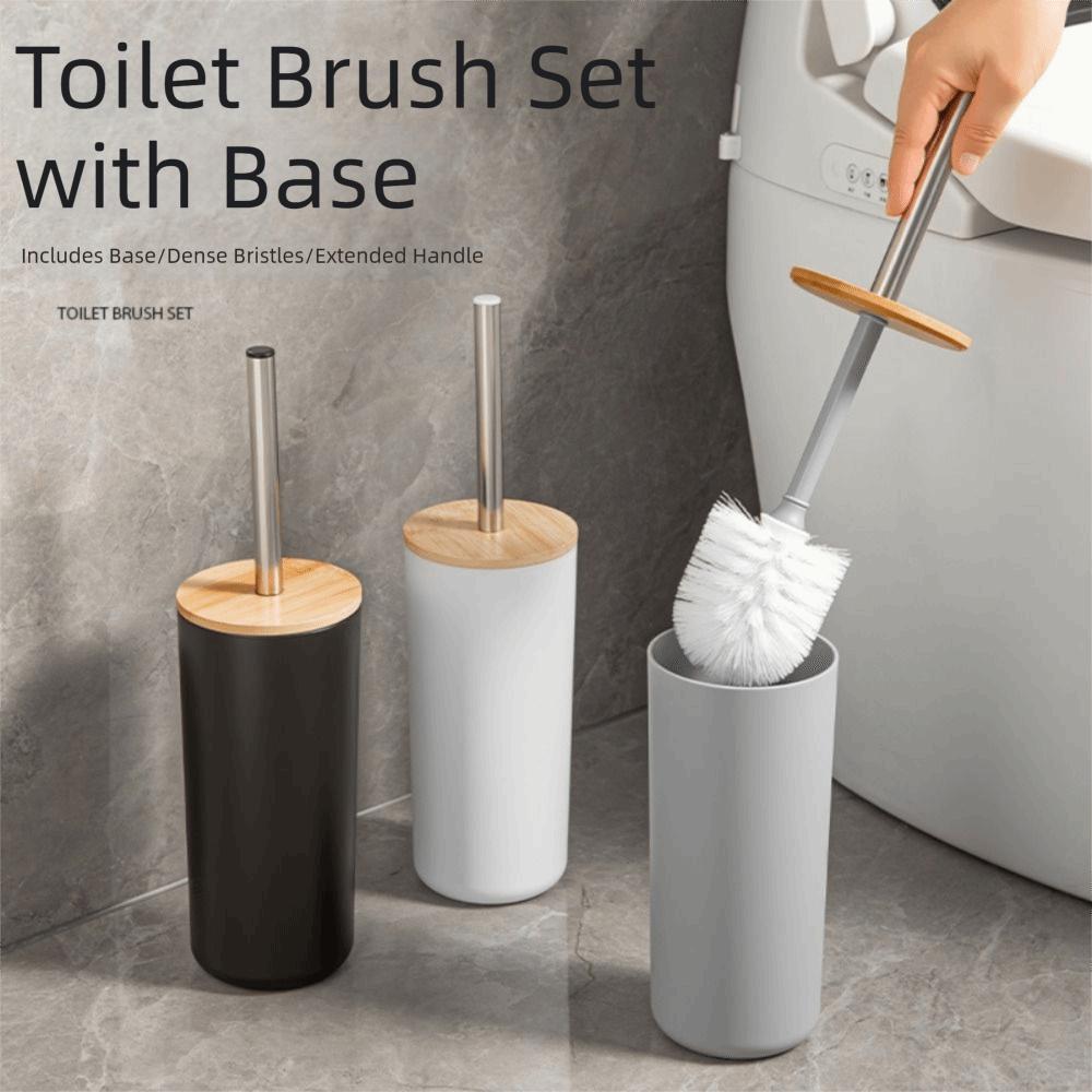 Stehende Basis Toilettenbürsten-Set Anti-Tropf Toilettenrand-Reinigerbürste Toilettenreinigung