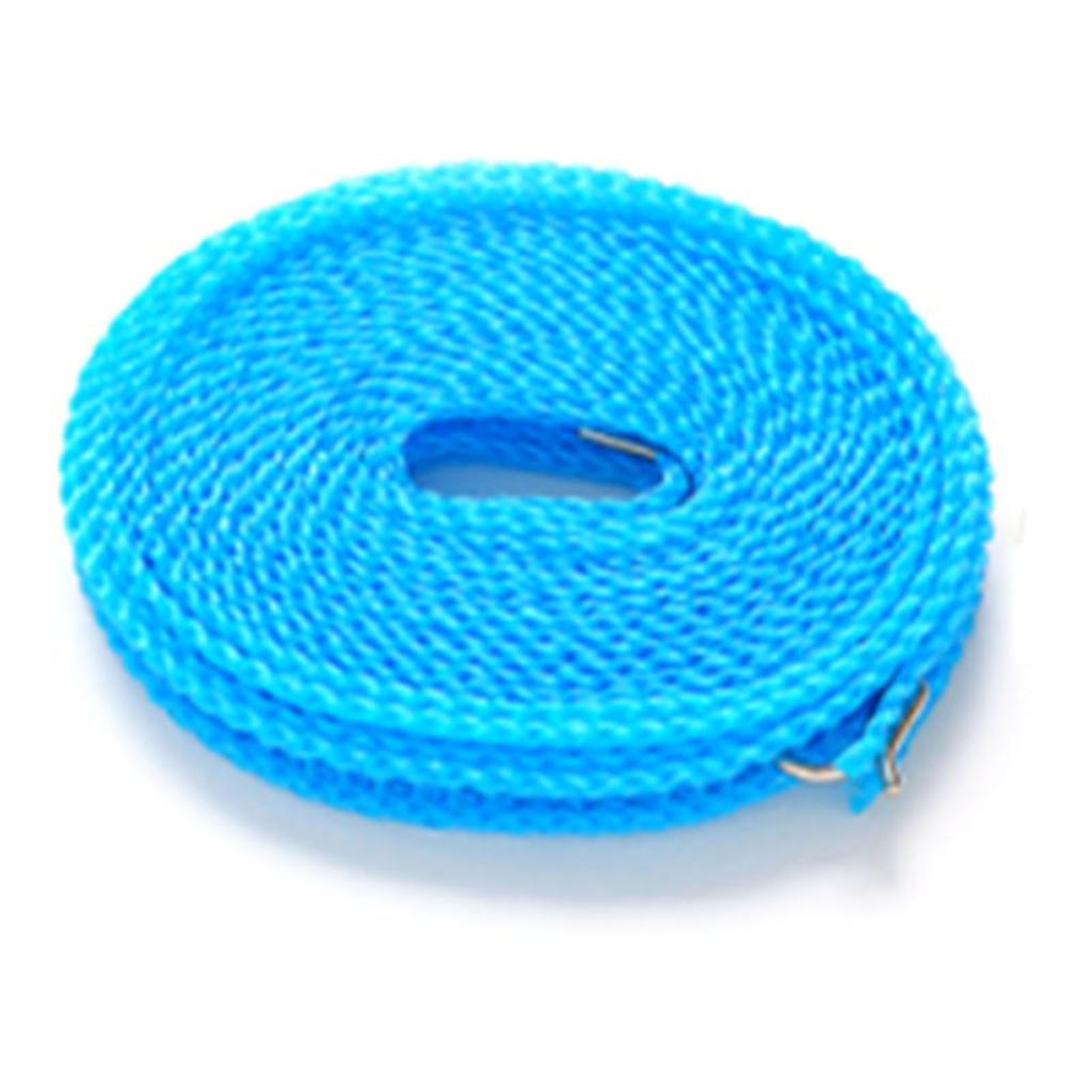 Clothesline 8 Meters Windproof Stable Load Bearing Nylon Material Punch Free Installation Laundry Rope for Indoor
