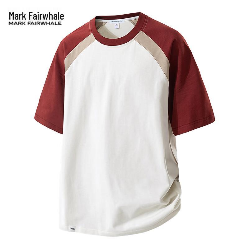 MARK FAIRWHALE Unisex Colorblock Cooling Short Sleeve T-Shirt M