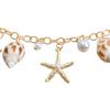 Bohemian Beach Waist Chain Belly Chain With SeaShell Pearl Starfish Decors For Women Girl Pool Parties Music Festival
