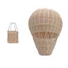 Woven Hot Air Balloon Handcrafted Exquisite Details Rattan Weaving Decoration for Kids Room Party Photo Prop