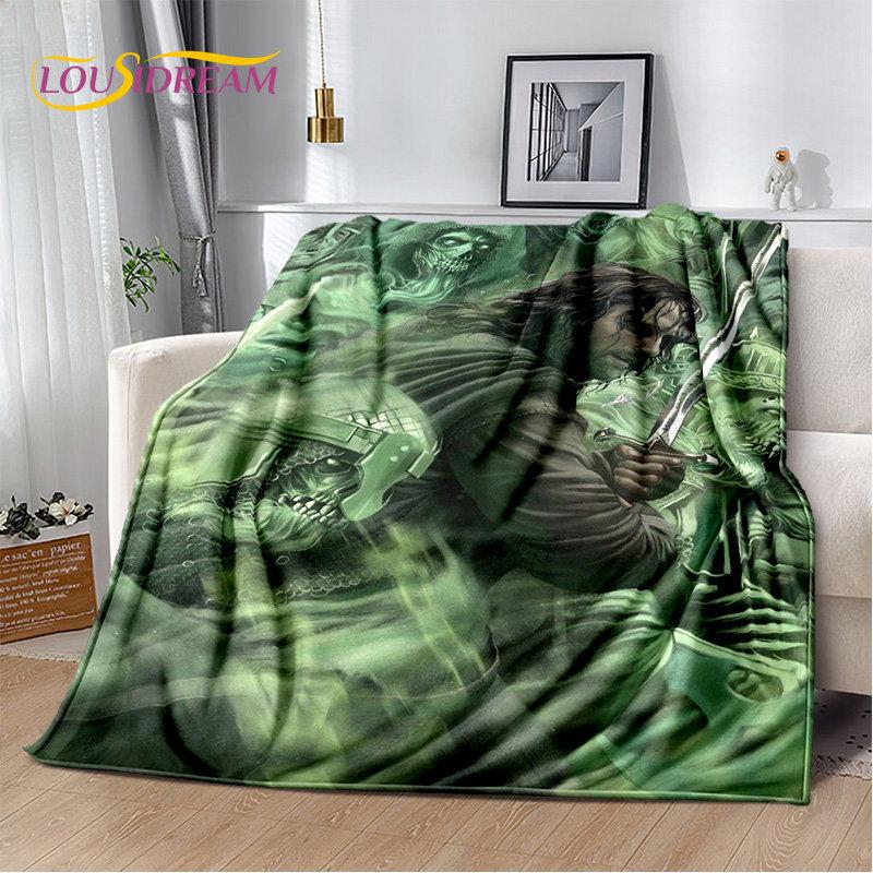 L-Lord of the Rings H-Hobbit Soft Plush Blanket,Flannel Blanket Throw Blanket for Living Room Bedroom Bed Sofa Picnic Cover Kids