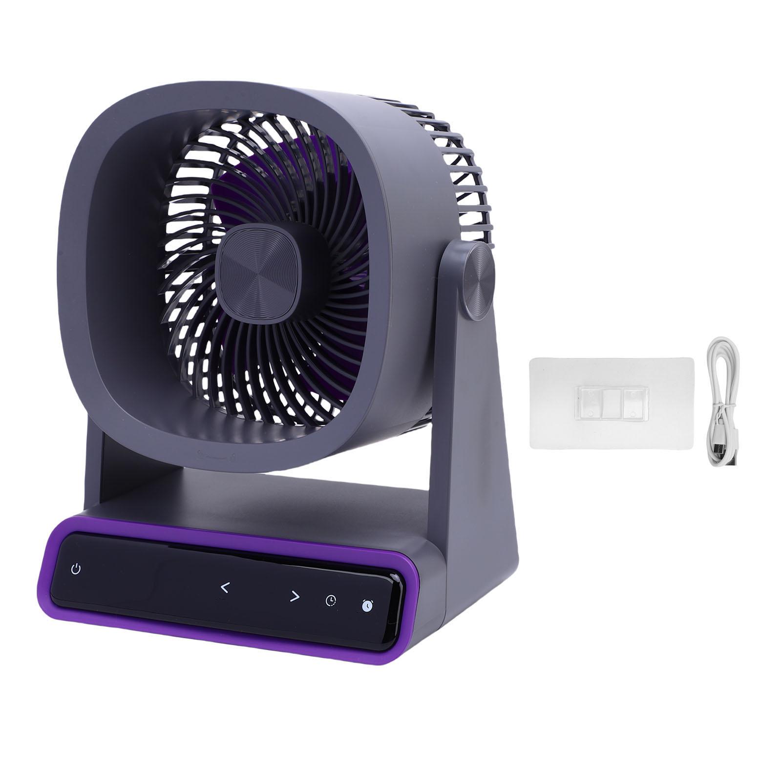 

Охлаждающий вентилятор настольный или настенный сенсорный бесшумный вентилятор для спальни, кухни, офиса, кемпинга тип 2