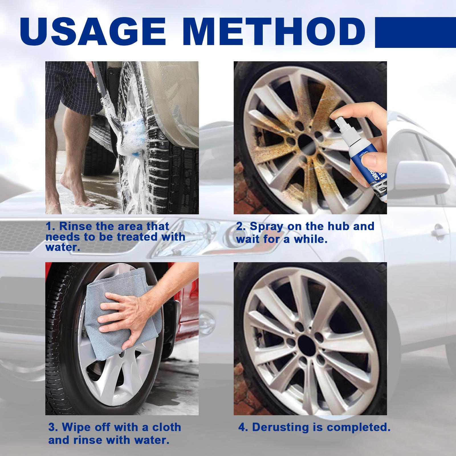 Агент для удаления и преобразования ржавчины Yegbong. Обеззараживание поверхности краски — фото 5