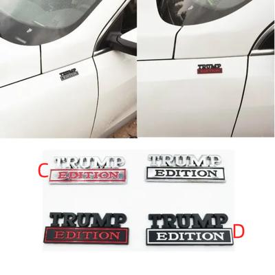 1 Uds. Emblema de edición Trump, pegatina para coche C/ompass P/atriot R/enegade F/ord F150 F250 F350 C/hevrolet GMC Hummer D/odge, Etc.. Todo el coche