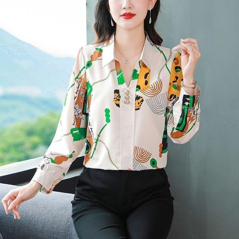 Women's Short Sleeve Chiffon Blouse - Summer 2025 Fashion, Stylish and Flattering Belly-Cover Top