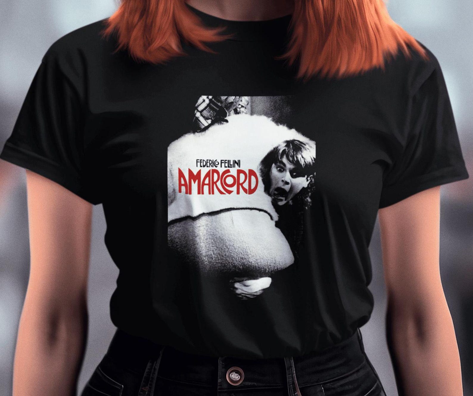 Amarcord T-Shirt – Federico Fellini Italian Film Tee 2XL