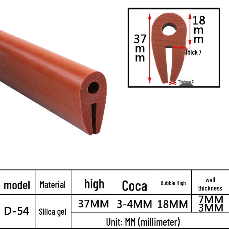 U-Shaped Waterproof Anti-Collision Dustproof Electrical Cabinet Rubber Seal