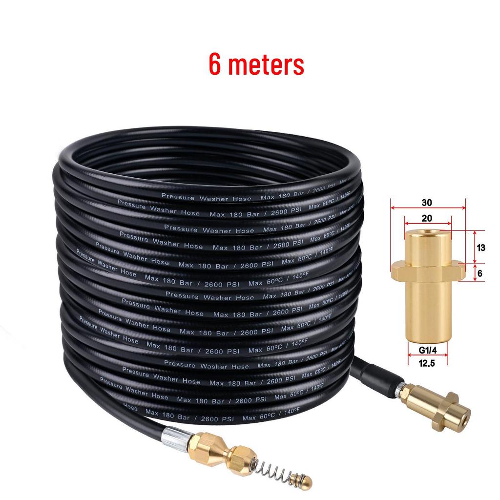 High-Pressure Drain Cleaning Nozzle for Karcher