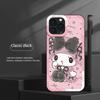 Kuromi My Melody Case For Apple iPhone 15 11 13 14 Pro Max 12 Silicone 15 Plus 11Pro Soft Phone Cover