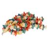 Parrot Chewing Toy Wood Corn Cob Colorful Hanging Large Bird Bite Toy for Parakeet Cockatiel
