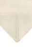 Satin fitted sheet 90x200x25, ecru_02, matex