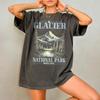 Glacier Nationalpark T-Shirt, Retro T-Shirt, Vintage Montana T-Shirt, 63 Parks T-Shirt, Natur Grafik T-Shirt, Outdoor Wandergeschenk