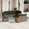 VidaXL Garden Lounge Set with Cushions 8 Pcs, Patio Sofas, Patio Furniture Set, Outdoor Furniture, Grey 3221639