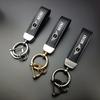 Portachiavi per Auto in Pelle di Vitello Lega di Zinco Accessori Portachiavi Auto Per MINI Cooper R56 F56 R50 JCW Cabrio Aceman Countryman Clubman WORKS  rdxzk11