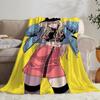 Anime Kitagawa Marin Kuscheldecke Flanell: Weiches, kinderfreundliches, warmes, antistatisches, waschbares Ganzjahres-Schlafsofa für Zuhause