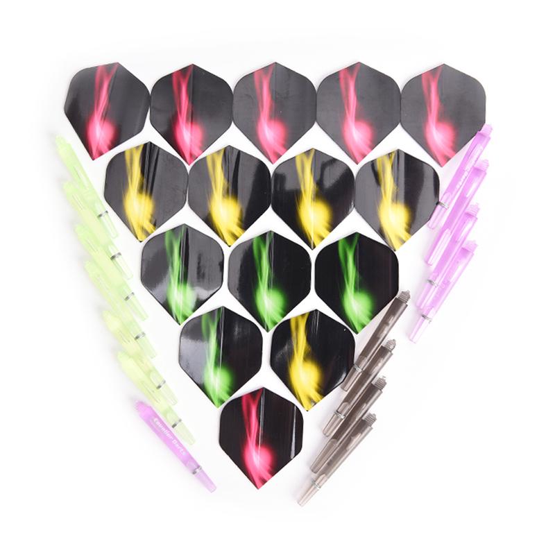 Goedkope 6pcs/set PC Dart Shafts with Nice Pattern Darts Flights Dart