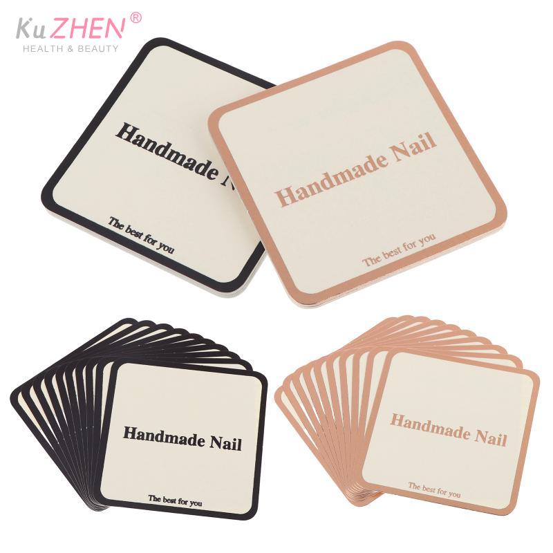 10 Sheets Press-On Nail Packaging Cards False Nail Design Swatch Display Handmade Manicure Sample Show Card For Salon