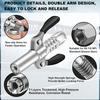 Grease Gun Coupler, Grease Joint Fittings, High Pressure Grease Nozzle Fittings, Compatible With All 1/8" NPT Grease Guns