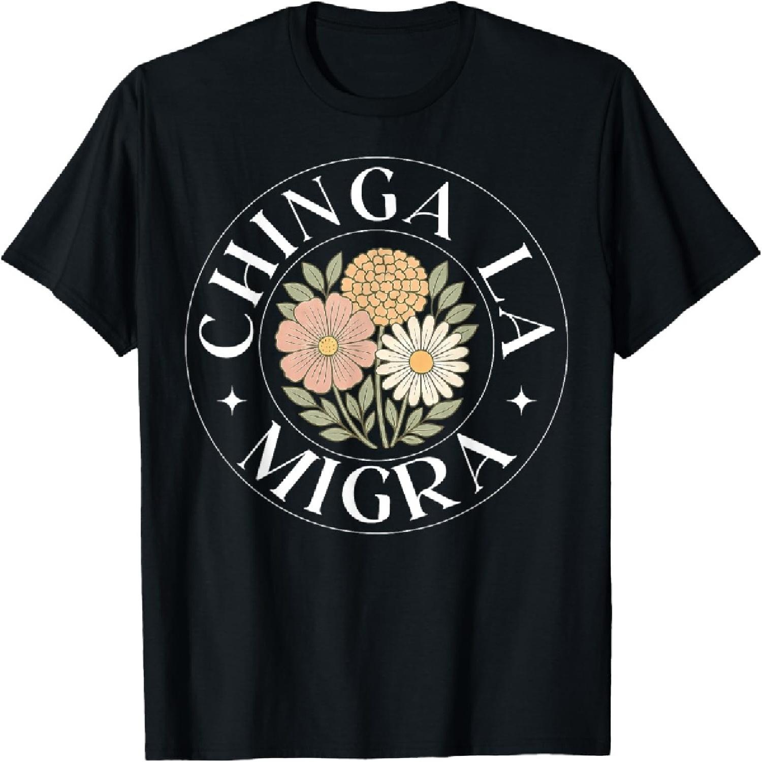 Chinga La Migra Immigration Fascism Human Rights T-Shirt XXXXXL разноцветный