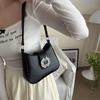 Women'S Bag Fashion Small Square Bag Texture Pu Shoulder Bag Niche Foreign Style Versatile Armpit Bag