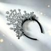 Party Photo Prop Dimensional Kids Party Headband Happy New Year Headband Black Fabric-Covered Stage Performance Headband