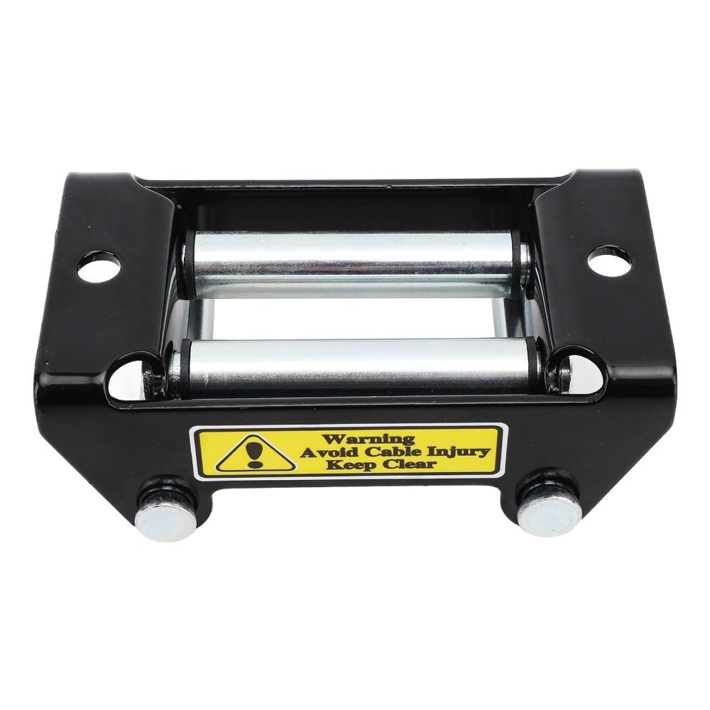 4-Way Roller Design Cable Guide 4.96 Inch Bolt Centers Roller Fairlead For UTV Winch