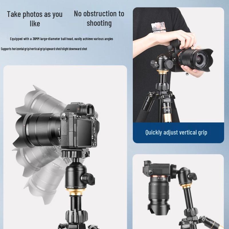 Era Q330 Portable Camera Tripod: Lightweight Support for DSLR, Mirrorless, and Phone Photography & Videography Outdoors