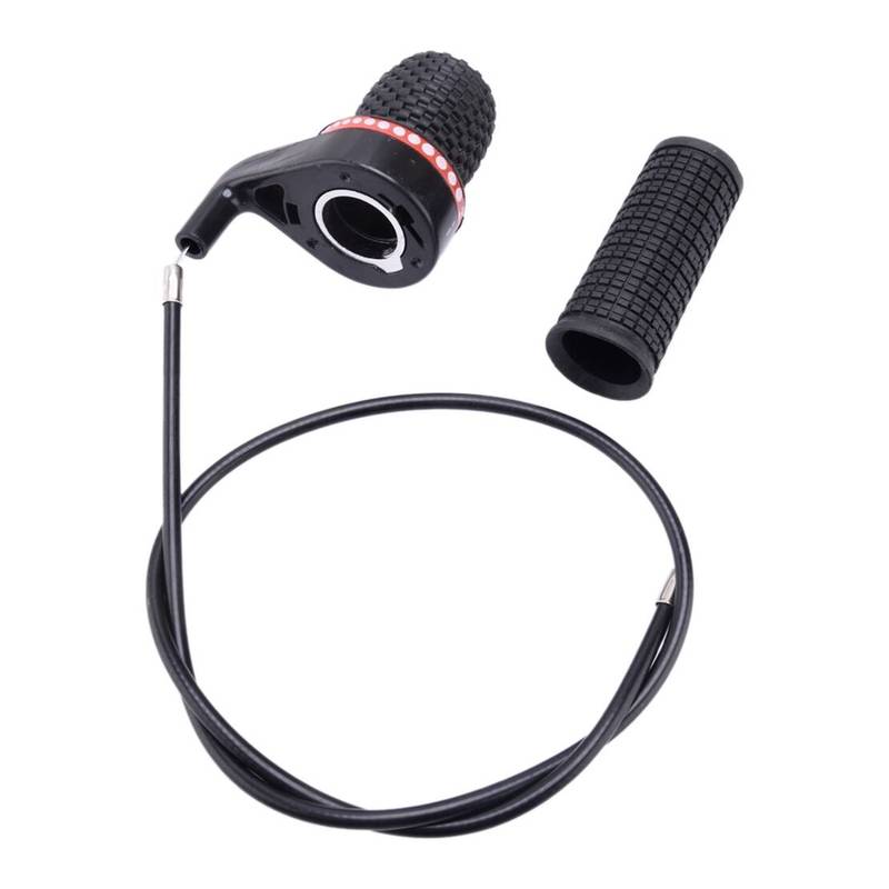 Black Plastic Throttle Grip & Cable New Fit for HAAI 3.6HP 4.0HP 4 Stroke Outboard Motors