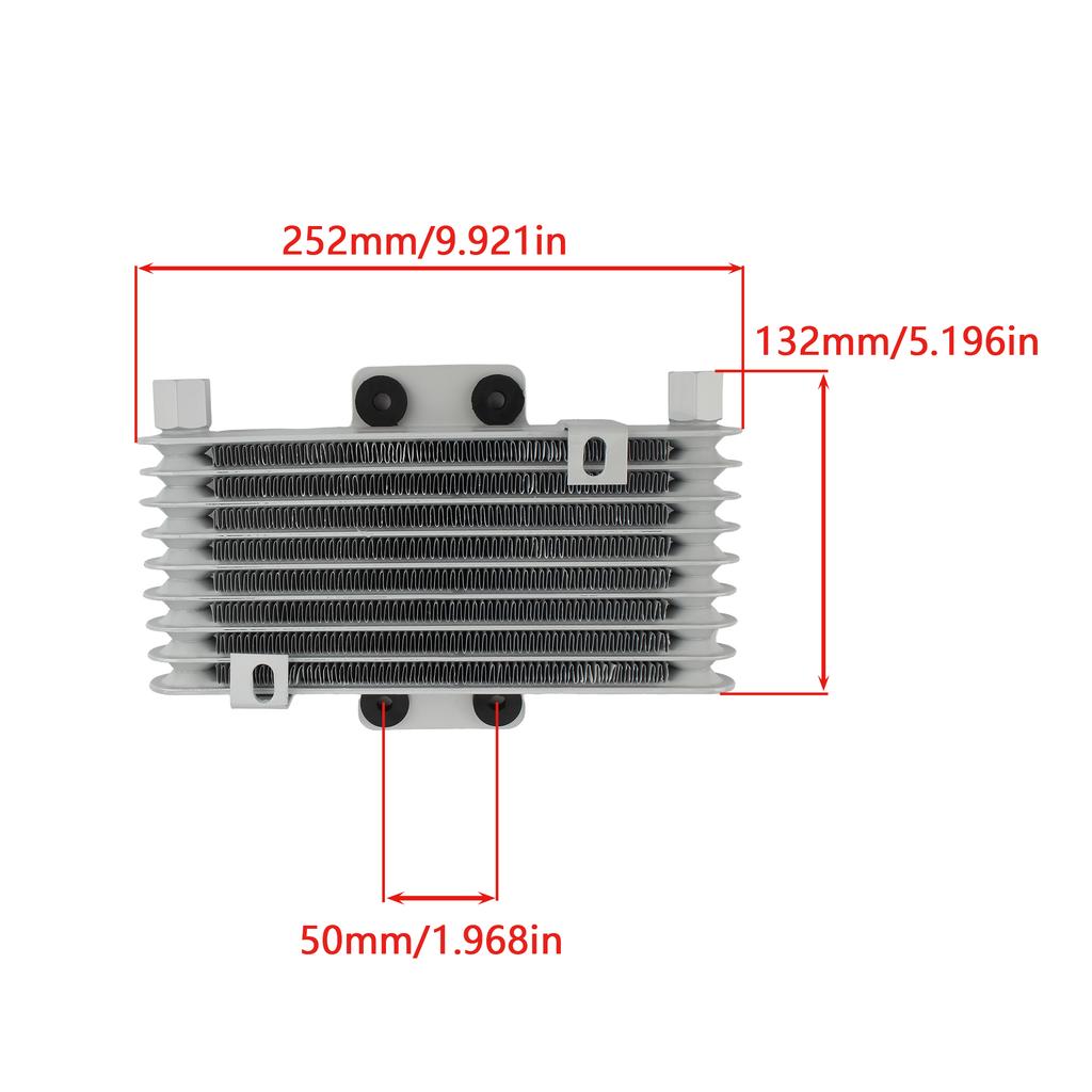 Enduro Motorcycle 125ML Oil Cooler Radiator Dirt Bike ATV 125CC-250CC Universal Oil Cooler Adapter Aluminum Engine Accessories