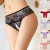 1Pc Thong Lingerie Women's Underwear Lace Sexy Briefs Nylon Crotchless Panties