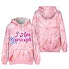 I Am Ken Enough Hoodie Sweatshirt Letter Printed Cool Tie Dye Pullover Hooded Halloween I Am Kenough Unisex