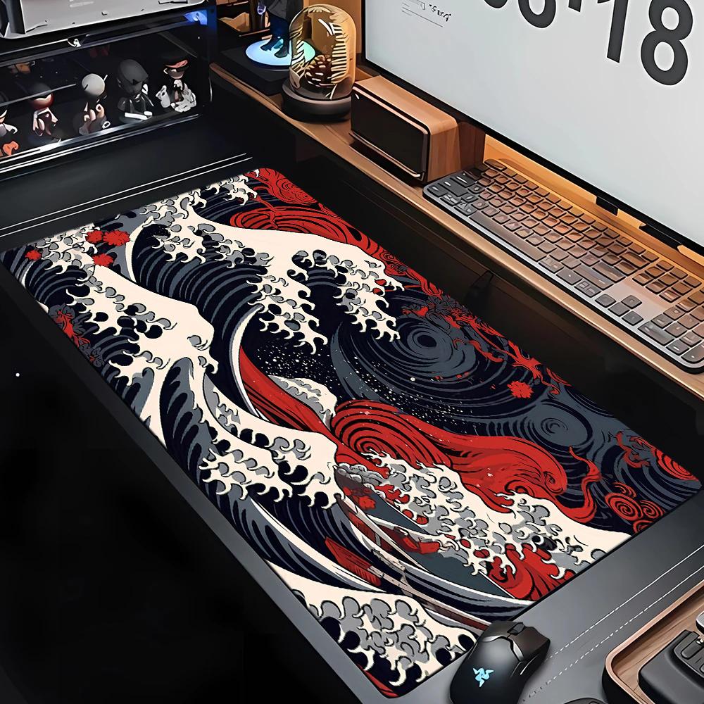 Large Gaming Mouse Pad Non-slip Rubber Base Washable Keyboard Pads Laptop PC Mousepad XXL Extended Desk Mat for Office and Home