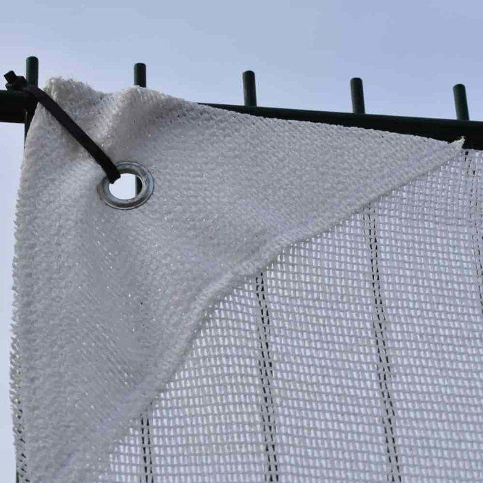 Bauzaunnetz weiß 1,80m x 3,45m - Sichtschutz, Schutz