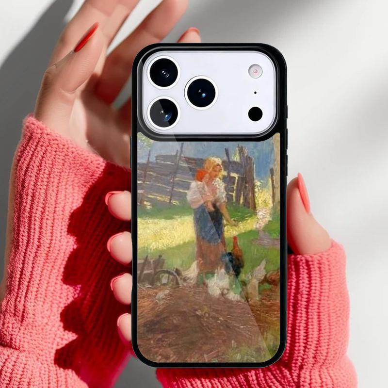 Renaissance art Painting Phone Case for iPhone 17 Air 16e 15 14 13 Pro Max Back Cover for 12 11 Pro Coque