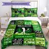 Golf Customize Your Name Bedding Set Breathable Duvet Cover With Pillowcases Decorative Bed Linen For Bedroom Home Decoration Birthday Gift